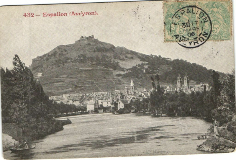 Carte postale ancienne Espalion à Espalion