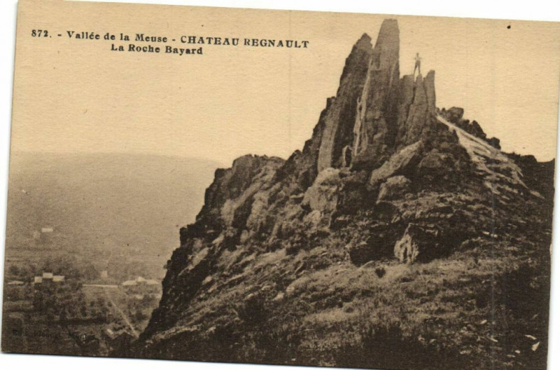 Carte postale ancienne La Vallée de la Maeuse - Chateau-Regnault La Roche Bayard