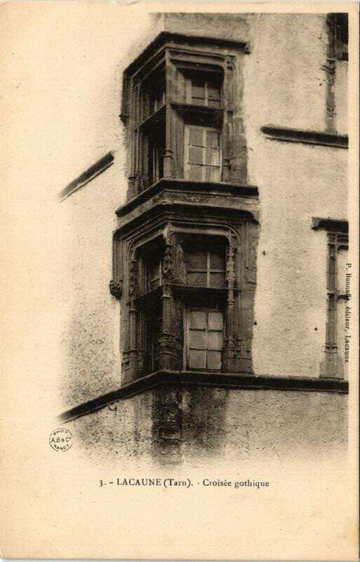 Carte postale ancienne Lacaune Croisée gothique à Lacaune
