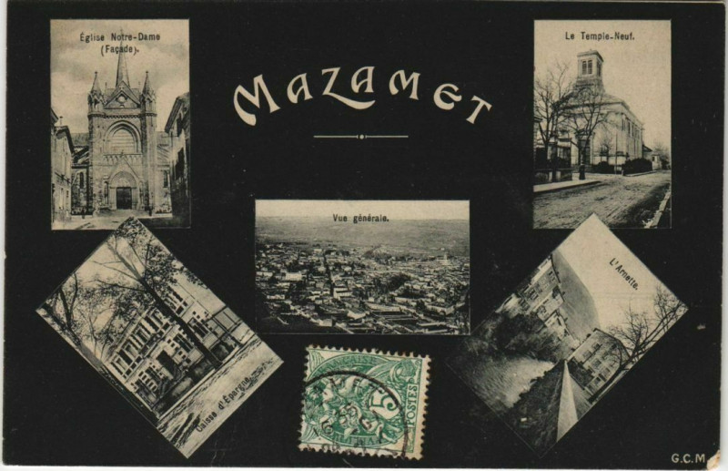 Carte postale ancienne Mazamet Scenes à Mazamet