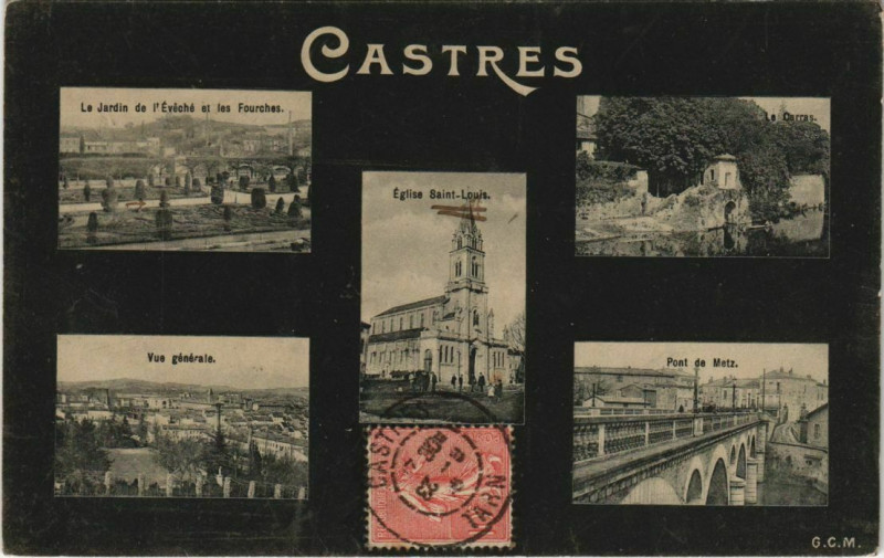 Carte postale ancienne Castres Scenes à Castres