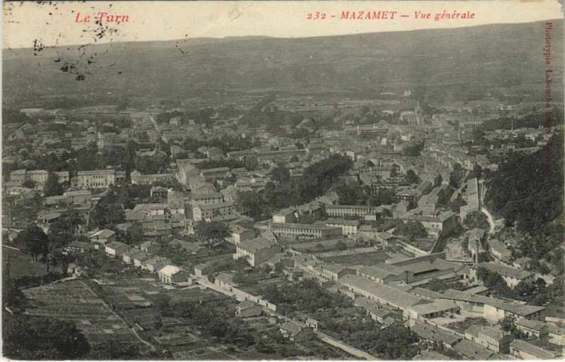 Carte postale ancienne Mazamet Vue Generale à Mazamet