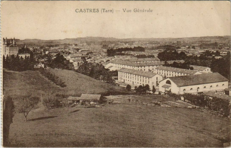 Carte postale ancienne Castres Vue Generale à Castres