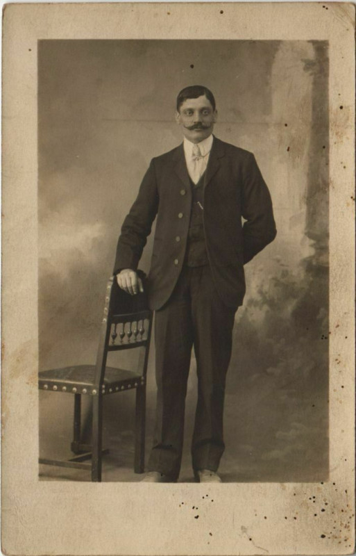 Carte postale ancienne Carmaux Homme - Type - Photo Pc. à Carmaux