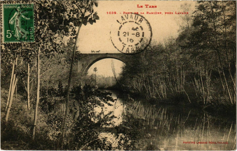 Carte postale ancienne Pont de la Ramiere France