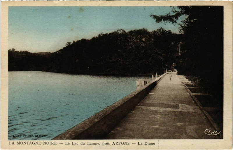 Carte postale ancienne La Montagne Noire Le Lac du Lampy, pres Arfons France à Arfons