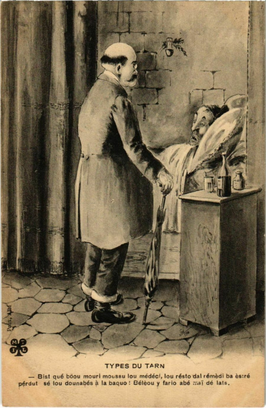 Carte postale ancienne Types du Tarn France