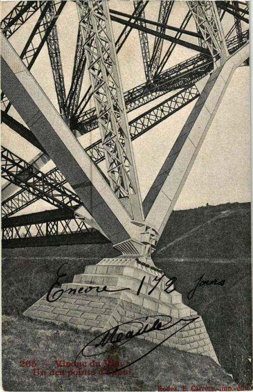 Carte postale ancienne Viaduc un des points France