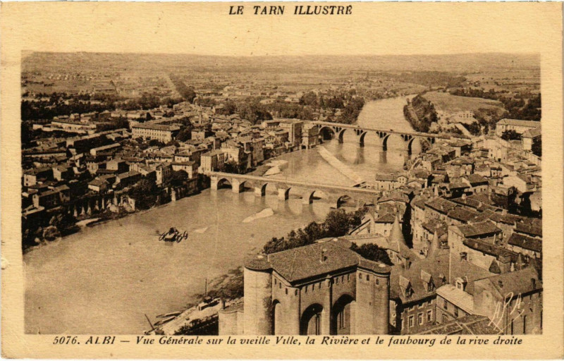 Carte postale ancienne Albi Vue Generale France à Albi