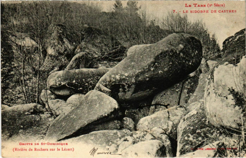 Carte postale ancienne Castres Le Sidobre France à Castres