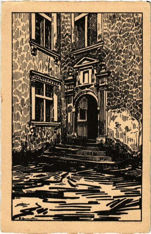 Carte postale ancienne Castres Hotel de Vivies France à Castres