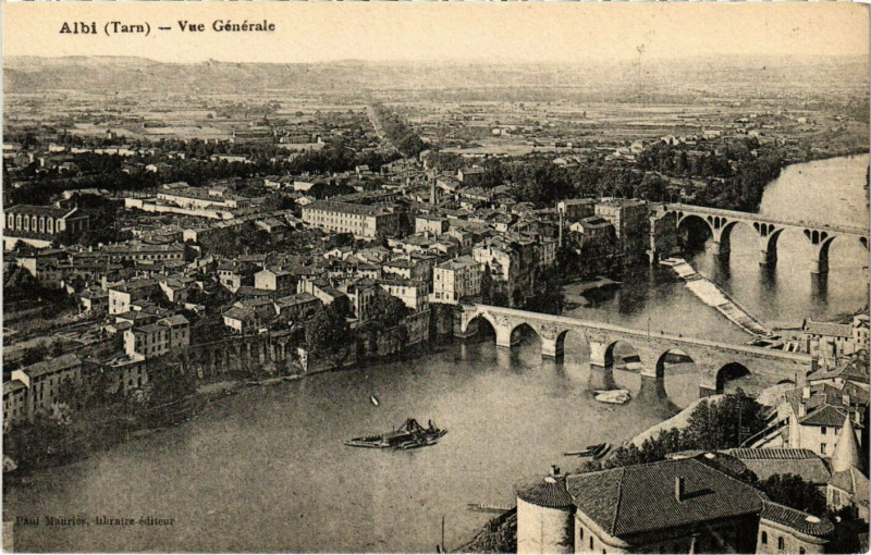Carte postale ancienne Albi Vue Generale France à Albi
