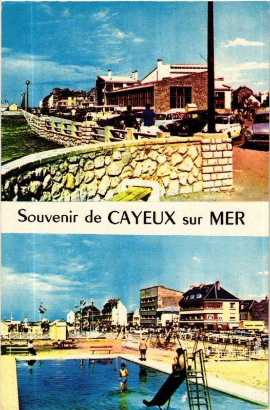 Carte postale ancienne Souvenir de Cayeux-sur-Mer