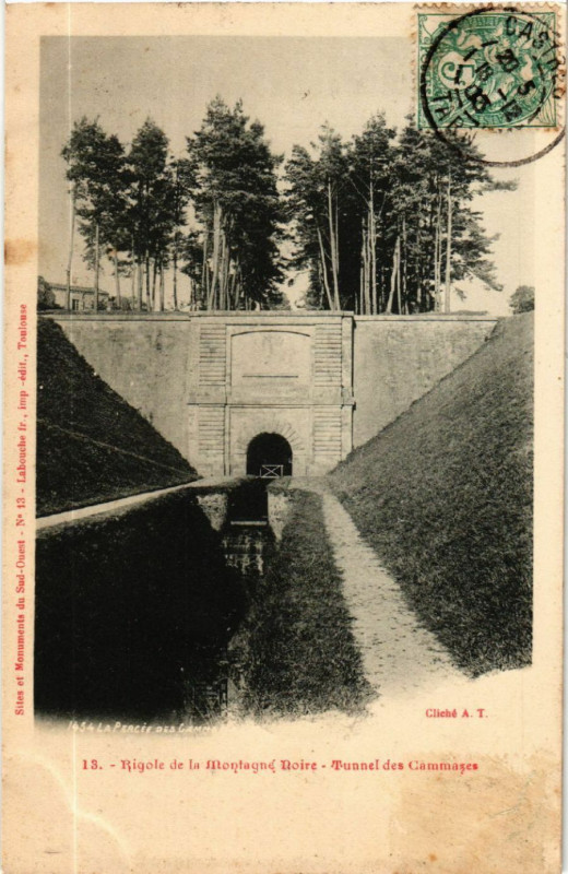 Carte postale ancienne Rigole de la Montagne