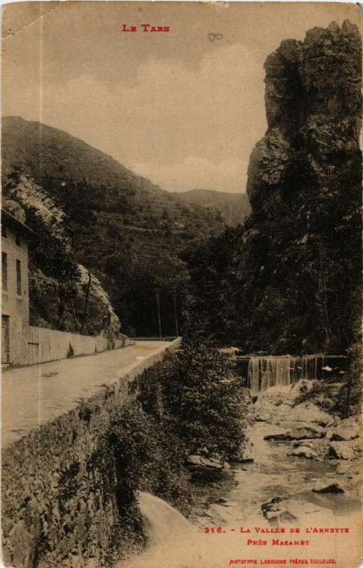 Carte postale ancienne La Vallée de l'Arnette