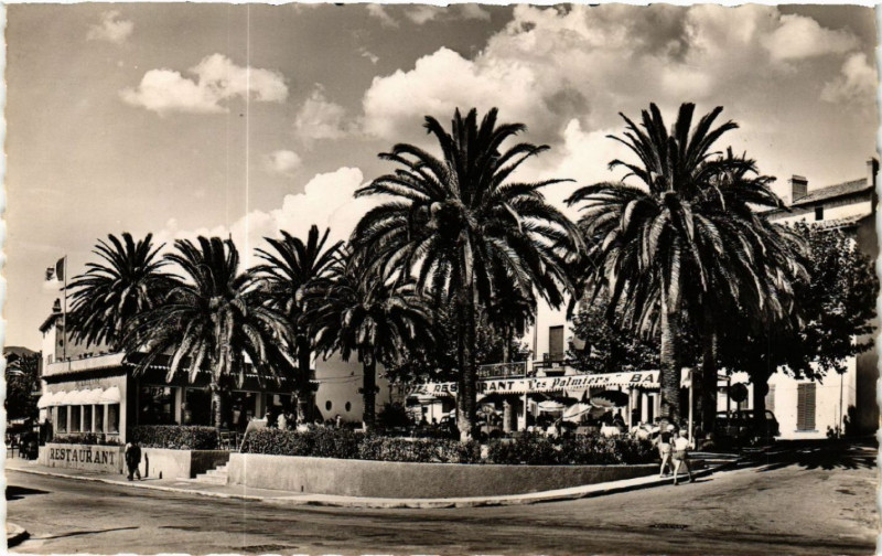 Carte postale ancienne Sainte-Maxime - Hotel-Restaurant