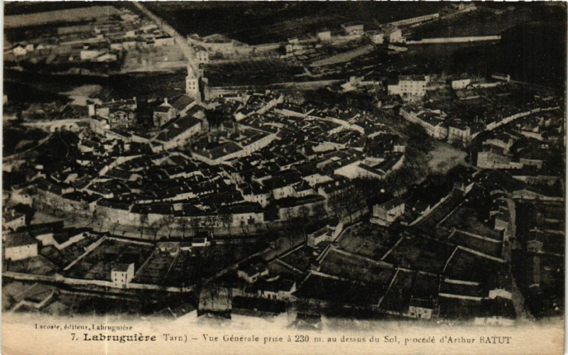 Carte postale ancienne Labruguire - Vue générale