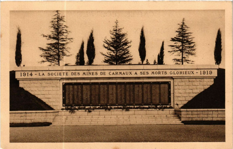 Carte postale ancienne La Societe des Mines de Carmaux à Carmaux
