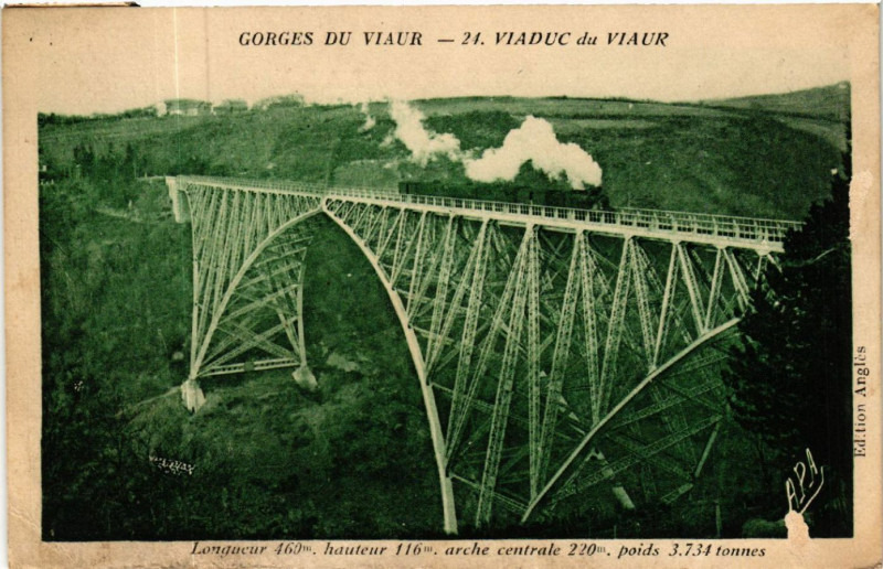 Carte postale ancienne Gorges du Viaur