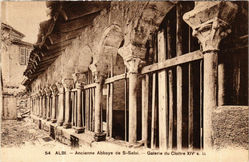 Carte postale ancienne Albi - Ancienne Abbaye à Albi