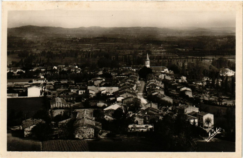 Carte postale ancienne Dourgne Vue générale à Dourgne