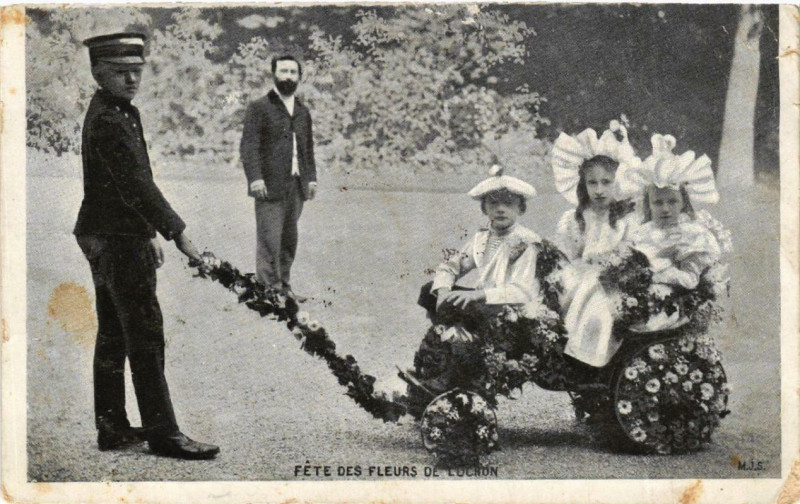 Carte postale ancienne Fete des Fleurs de Luchon