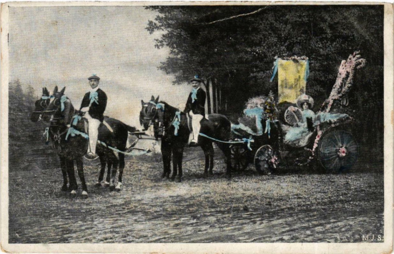 Carte postale ancienne Fete des Fleurs de Luchon