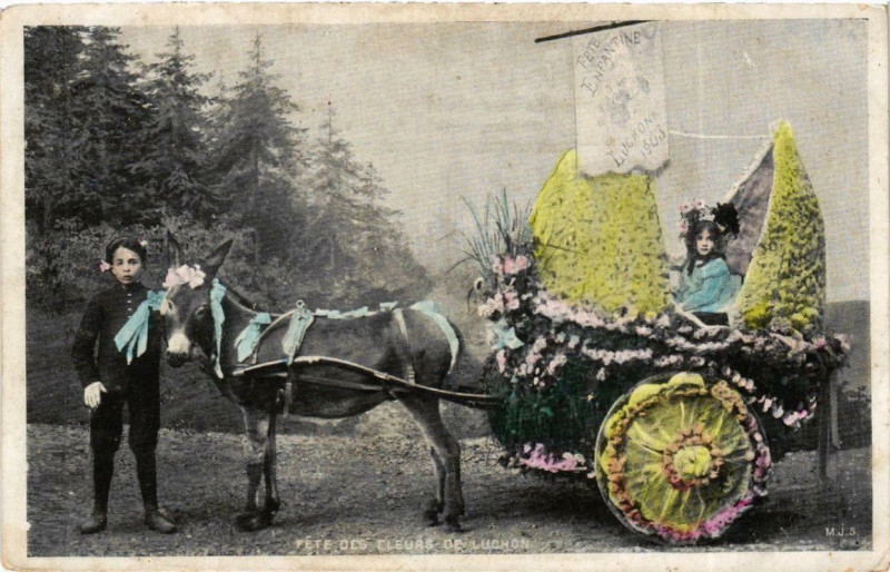 Carte postale ancienne Fete des Fleurs de Luchon
