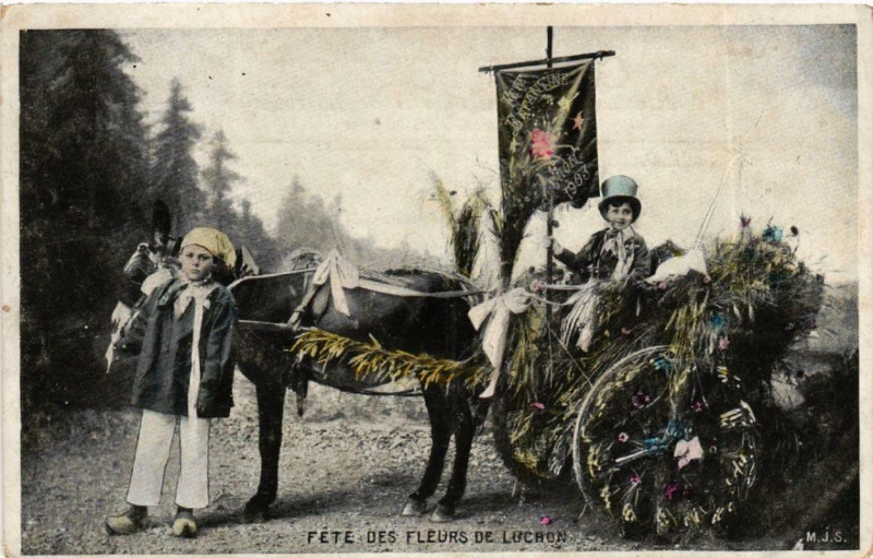Carte postale ancienne Fete des Fleurs de Luchon