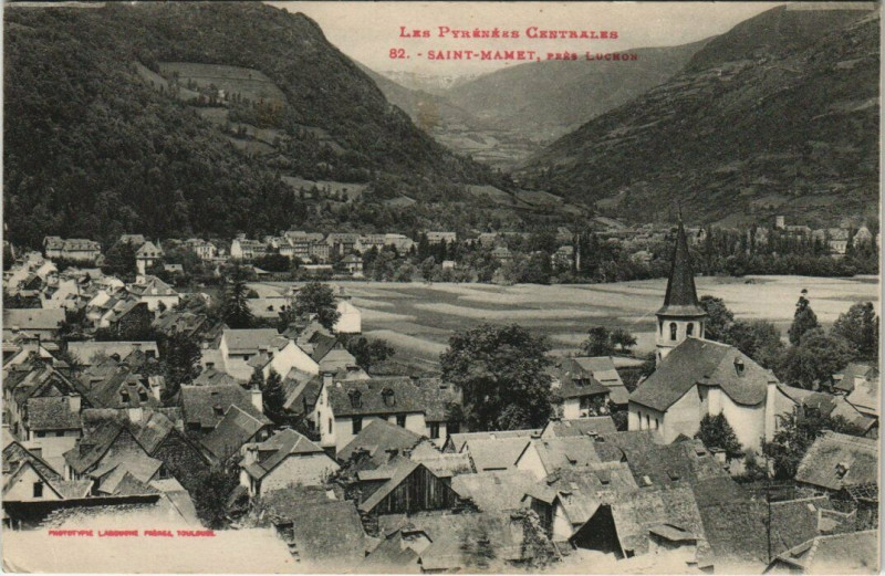 Carte postale ancienne Saint-Mamet à Saint-Mamet