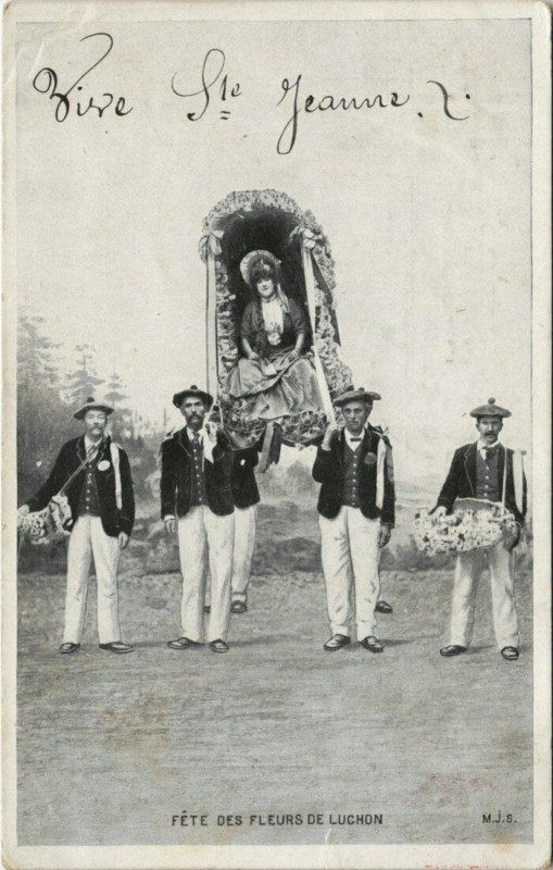 Carte postale ancienne Fete des Fleurs de Luchon