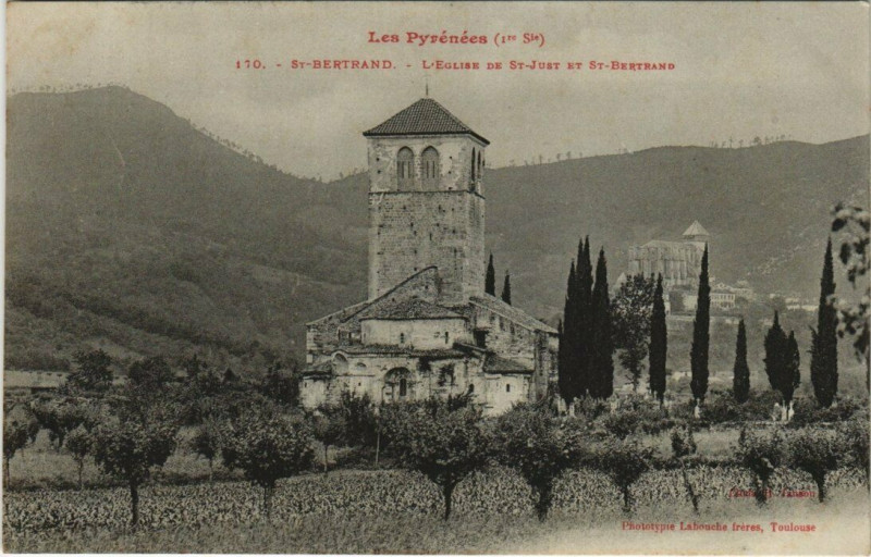 Carte postale ancienne VSaint-Bertrand - L'Eglise de Saint-Just
