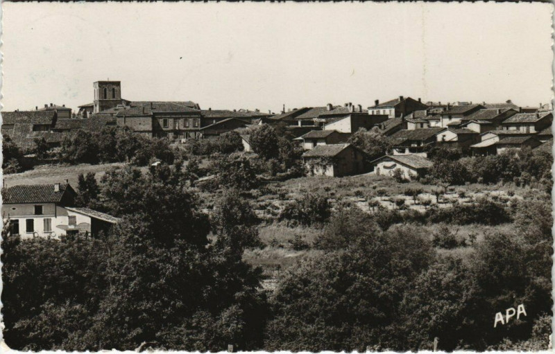 Carte postale ancienne Fronton - Vue générale à Fronton