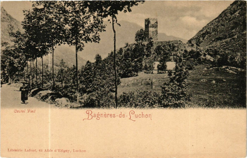 Carte postale ancienne Bagneres-de-Luchon à Bagnères-de-Luchon
