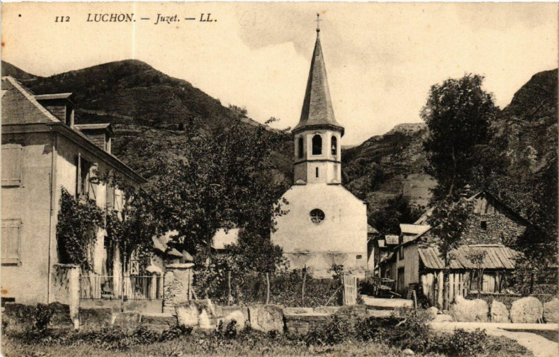 Carte postale ancienne Luchon - Juzet