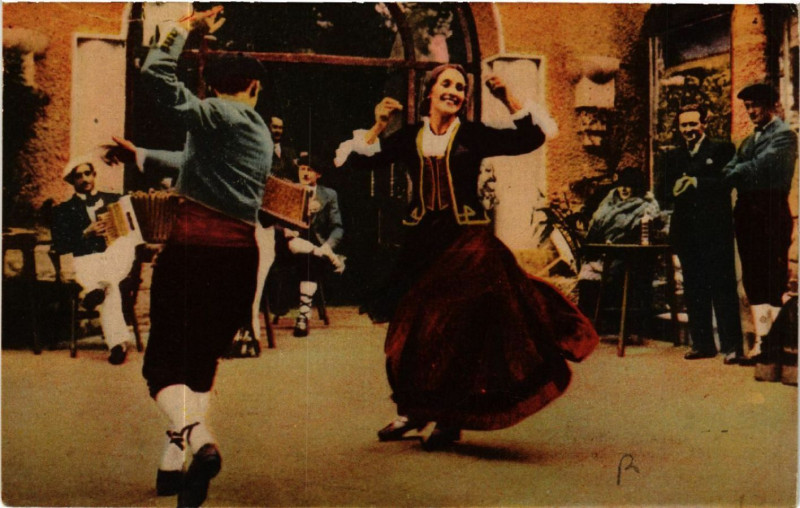 Carte postale ancienne Tableaux Pyrénées - Darseur LUCHONnais