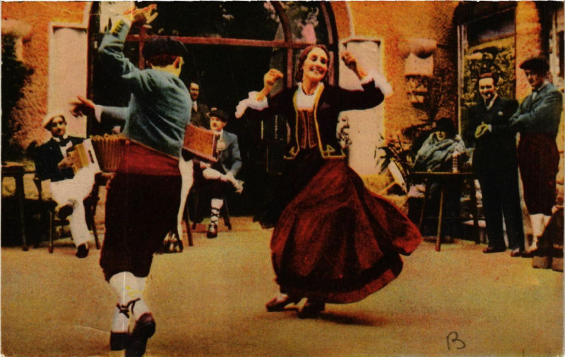 Carte postale ancienne Tableaux Pyrénées - Darseur LUCHONnais