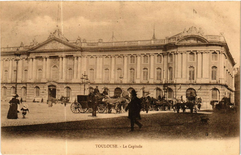 Carte postale ancienne Toulouse - Le Capitole à Toulouse