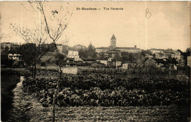 Carte postale ancienne Saint-Gaudens - Vue Générale à Saint-Gaudens