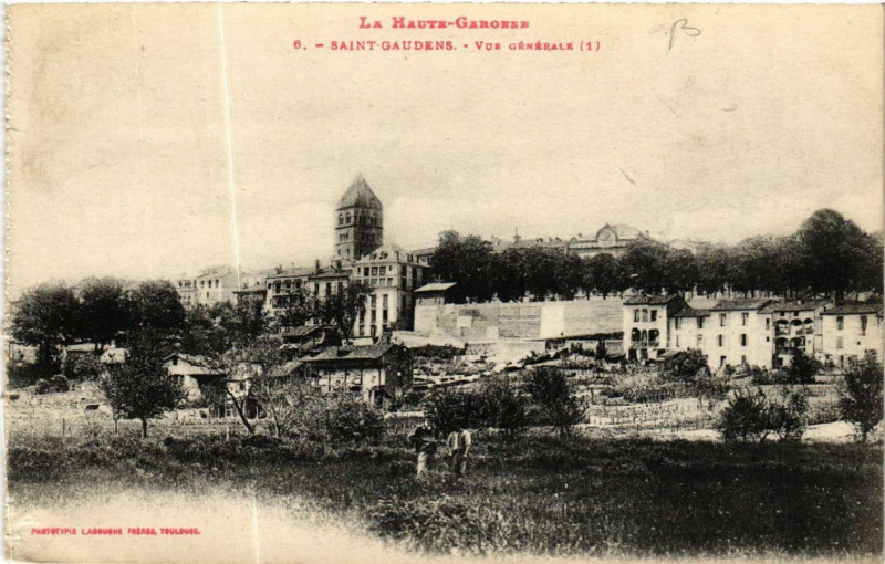 Carte postale ancienne La Haute-Garonne - Saint-Gaudens - Vue générale à Saint-Gaudens
