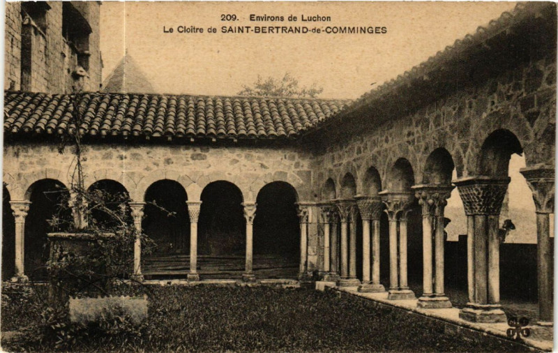 Carte postale ancienne Env. de Lychon - Le Cloitre de Saint-Bertrand-de-Comminges à Saint-Bertrand-de-Comminges