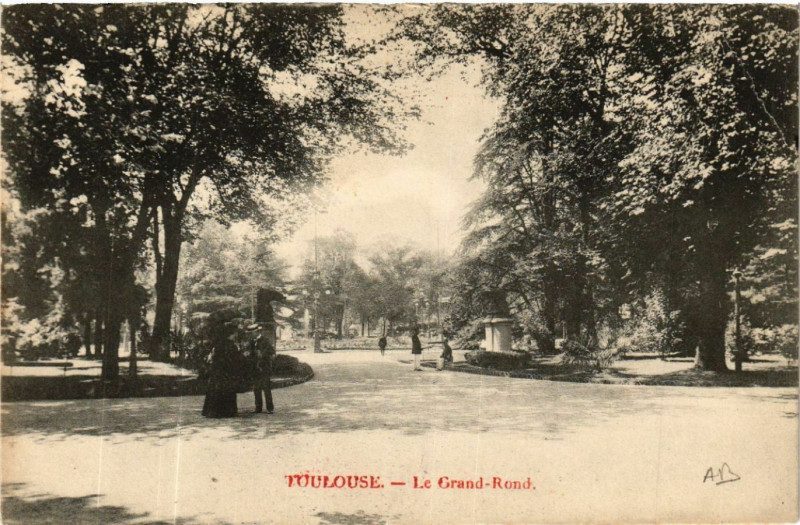 Carte postale ancienne Toulouse - Le Grand-Rond à Toulouse