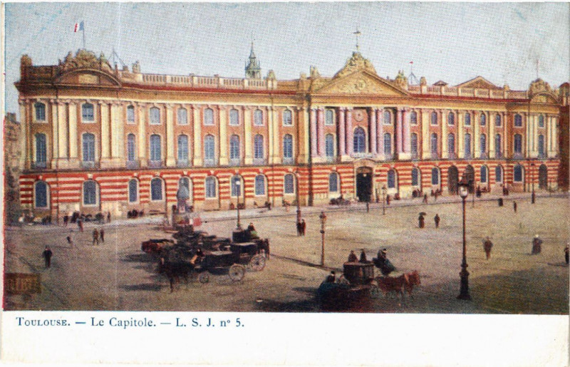 Carte postale ancienne Toulouse - Le Capitole à Toulouse