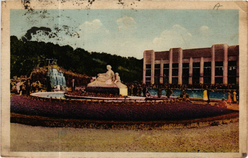Carte postale ancienne Toulouse - Parc Municipal des Sports - Piscine à Toulouse