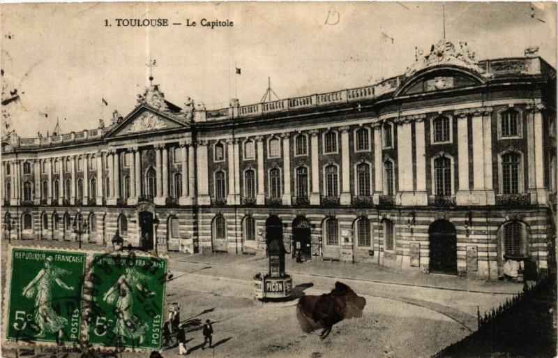 Carte postale ancienne Toulouse - Le Capitole à Toulouse