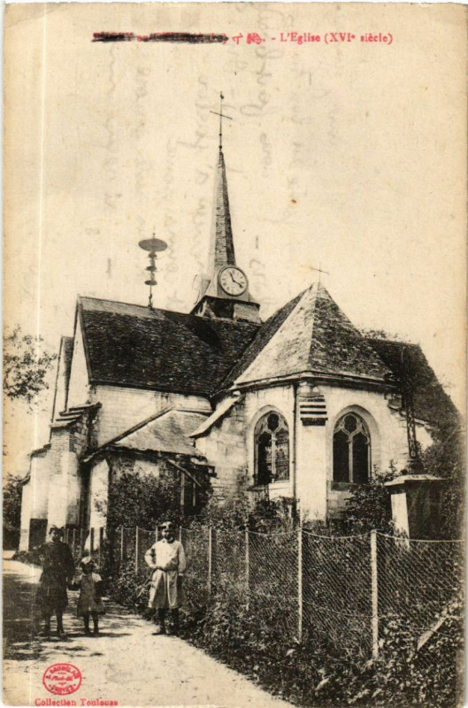 Carte postale ancienne L'Eglise (Xvi siécle)