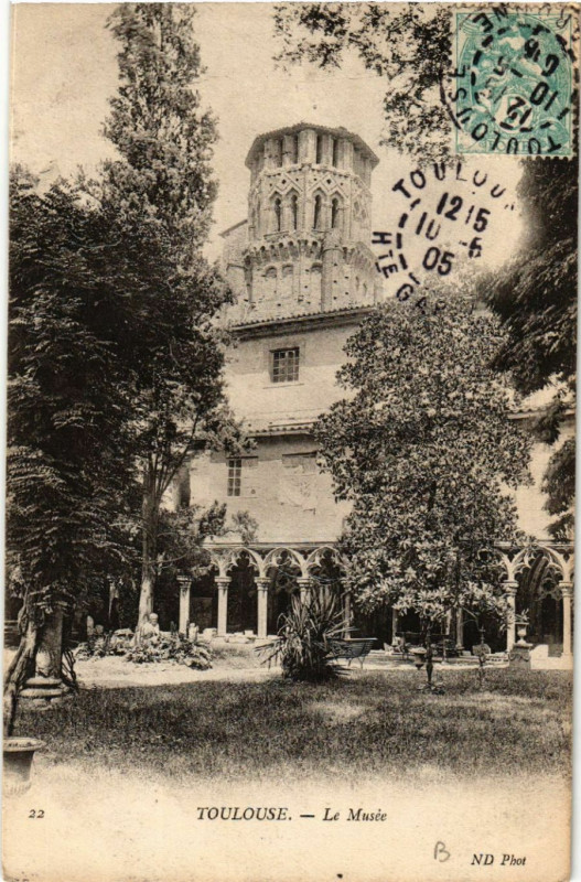 Carte postale ancienne Toulouse - Le Musée à Toulouse