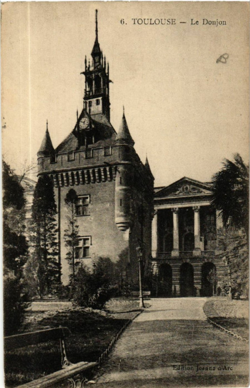 Carte postale ancienne Toulouse - Le Donjon à Toulouse