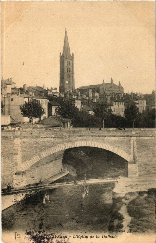 Carte postale ancienne Toulouse - L'Eglise de la Dalbade à Toulouse