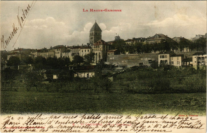 Carte postale ancienne Saint-Gauders - Vue Générale